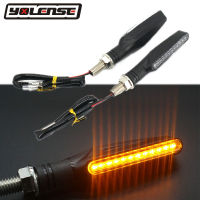 Universal Motorcycle LED Flexible Turn Signal Indicator Amber Light For Yamaha R1 R6 FZ6 FZ1 FJR FAZER XT WR TT-R A