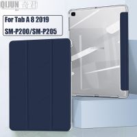 【Aishang electronic】Casing Tablet สำหรับ Samsung Galaxy Tab A 8 2019 Quot; S Pen Stand Solid Protection Cove Funda Capa สำหรับ SM-P205 SM-P200