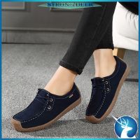 S×D ✈Ready Stock✈ Women‘s Fshion Shoes Flats Suede Shoes Plus Size:35-42