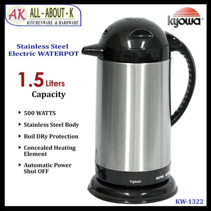 KyowaKW1322 Electric Water Pot 1.5L Electric Kettle Water Heater