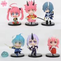 EAURA ของเล่นหุ่นฟิกเกอร์ PVC ตุ๊กตาขยับแขนขาได้ Rimuru จากตกแต่งรวบรวมสมัยนั้นฉันได้กลับชาติมาเกิดเป็นของเล่นฟิกเกอร์เมือก