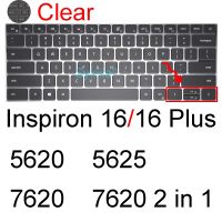 แผ่นครอบแป้นพิมพ์ Dell Inspiron 16บวก17 5620 5625 7620 2 In 1 7610 7706 7773 7779 7786 7791ซิลิโคนเคสหนังปกป้อง