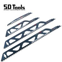 Tungsten Carbide Alloy Reciprocating Saw Blade Hard Alloy Saber Saw Aerated Cement Bricks Concrete Stone Demolition Cutting Tool