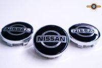 ฝาครอบดุมล้อ Nissan60MM นิสสัน 60MM สีดำ