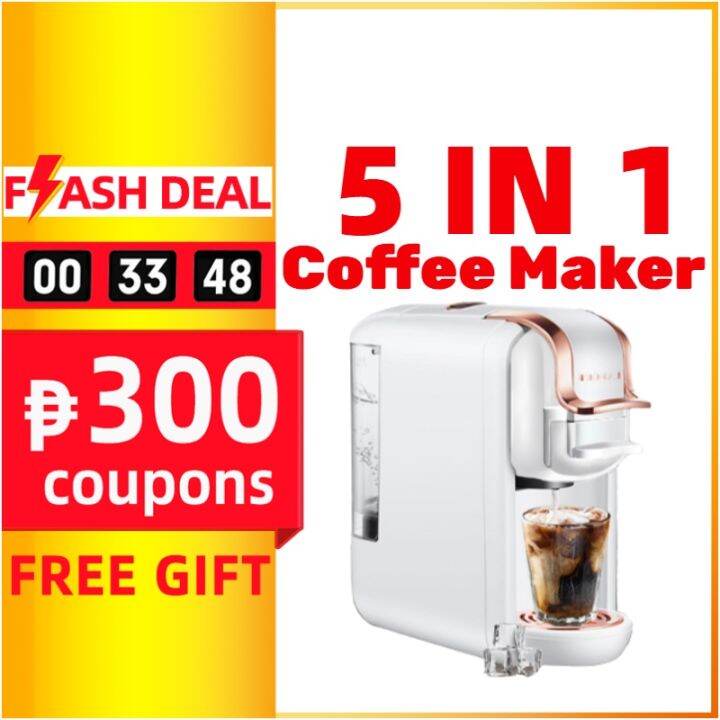 Philippine spot LAHOME 5in1 Multiple Capsule Coffee Machine Espresso 20