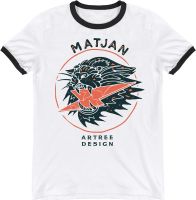 ARTREE Design™ Retro Vintage Look Cotton T Shirt for Men and Women - Unique Design Urban Streetwear Fashion Tee