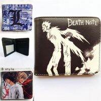 Wallet กระเป๋าสตางค์ลายอนิเมะเดธโน้ต L Lawliet Ryuk,กระเป๋าสตางค์สั้นสำหรับชายหนุ่มและผู้หญิงกระเป๋าเงินแฟชั่น PU คอสเพลย์ของขวัญ