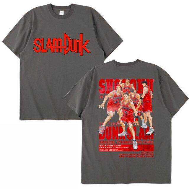 ข้อเสนอพิเศษ-tshirt-เสื้อยืดแขนสั้น-ผ้าฝ้าย-พิมพ์ลายอนิเมะ-slam-dunk-ขนาดใหญ่-สไตล์ฮิปฮอป-แฟชั่นฤดูร้อน-สําหรับผู้ชาย-และผู้หญิง-s-5xs-5xl