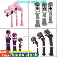 2023 NEW for◕❇ Knitting Golf Covers Golf Wood Cover with rotating number plate for Driver Hybrid Fairway Woods Cover Elastic Knit Golf Club Covers Golf Wood Club Protector Golf Accessories