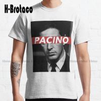 Pacino Al Pacino Movie Scarface Mafia Film Godfather Classic T-Shirt Custom Aldult Teen Unisex Digital Printing Tee Shirts Retro