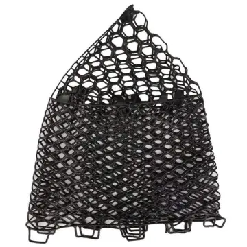 Aluminum Alloy Fast Folding Hand Nets Rubber Net Outdoor Sports Fly Fishing  Net Black Small Fish Pocket Tadpole Dual-Use