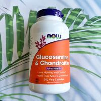 กลูโคซามีน คอนดรอยติน Glucosamine &amp; Chondroitin 240 Capsules (Now Food®)