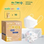 Thùng 100 cái - Khẩu trang y tế 4D Hàn Quốc cho bé kháng khuẩn, vừa vặn