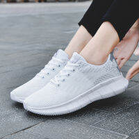 Running Shoes Women Black White Athletic Sneaker 2021 Light Weight Sport Soft Sole Gym Flats Girl Breathable Walking Mesh Ladies