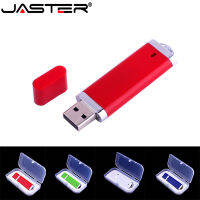 ขายร้อน JASTER พร้อมกล่อง USB Flash Drives 64GB แฟชั่นไฟแช็กรุ่น USB 2.0 Memory Stick 32GB ไดรฟ์ปากกาพลาสติก16GB U Disk