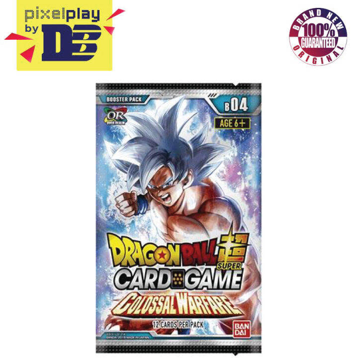 Dragon Ball Super Card Game DB4 Colossal Warfare Booster Pack | Lazada PH