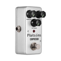 Flatsons COMPRESSOR Mini Compress Guitar Effect Pedal Full Metal Shell True Bypass Guitar Accessaries