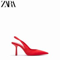 Zara รองเท้าส้นสูง รองเท้าแตะ