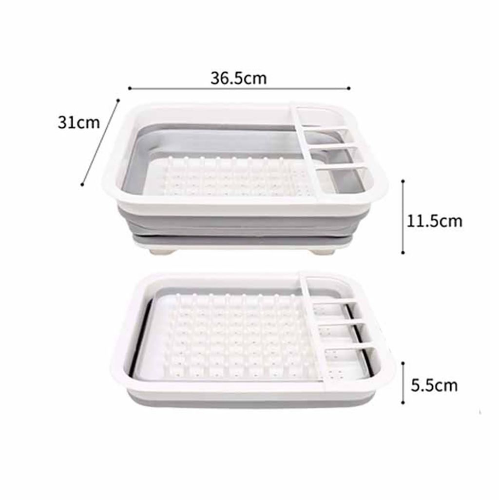 Folding Draining Basket/Ice Bucket Barbecue. Picnic MIGECON Multifunctional Collapsible Cutting Board with Drain Plug Space-saving Kitchen Storage Tool for Kitchen 