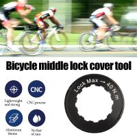 NATALIA Bike Tool Aluminum Alloy Barrel Shaft Centerlock Hubs Rotor Aluminum Alloy Cover Ring Center Lock Cover Hub Disc Lock Cover Hubs Rotor Adapter