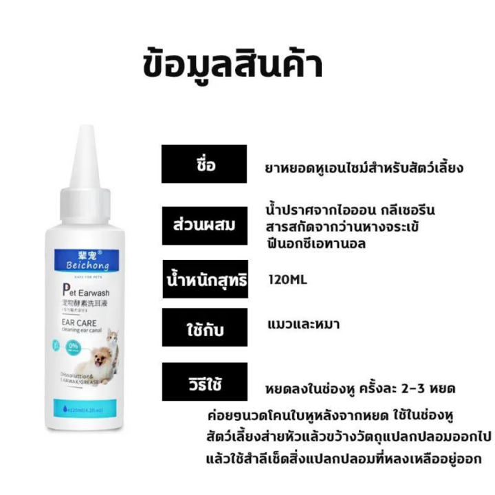 นำ้ยาล้างหูหมา-นำ้ยาล้างหูแมว-ฆ่าเชื้อ-99-99-ยากำจัดไรหูแมว-น้ำยาเช็ดหูสุนัข-เช็ดหูหมา-ยาแก้อักเสบ-ป้องกันหูอักเสบ