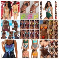 (โปร++) 2021 Random bikini swimsuit swimwear ราคาถูก บิกินี่ ชุดว่ายน้ำ ทูพีช บิกินี่ผู้หญิง