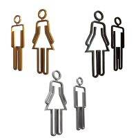 ‘；。、】= Toilet Guide Sign For Restroom Door Accessories Man Woman Washroom Bathroom Sign