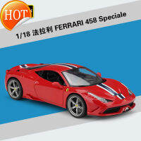 Bimegal 1:18 Farad 458special แบบจำลองรถจากโลหะอัลลอยด์รถสปอร์ตของขวัญวันเกิดของขวัญของเล่นแบบจำลองผู้ชายและผู้หญิง