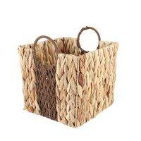 Cube-Organizer Basket with Handles, Storage for Bathroom, Laundry Room Shelf or Nursery - Perfect for Cubby Storage Unit