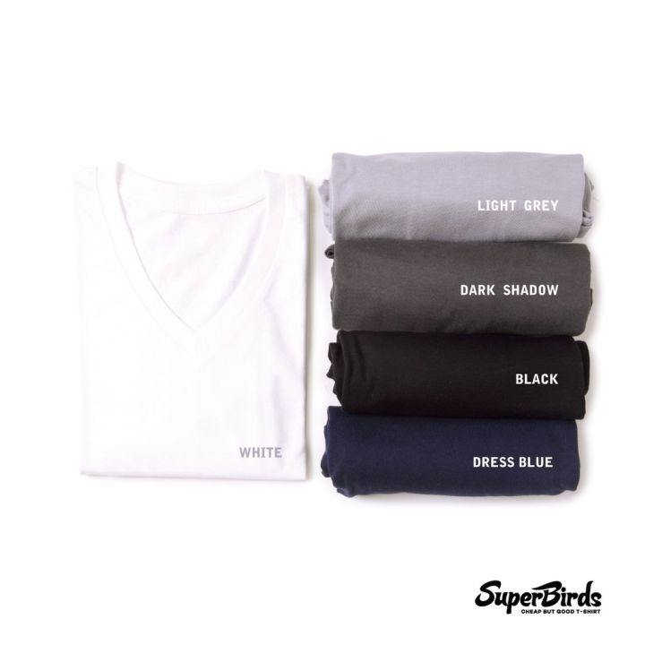 dsl001-เสื้อยืดผู้ชาย-ถูกสุด-superbirds-เสื้อยืดสีพื้น-คอวี-คอตตอน-100-cotton-t-shirt-เสื้อเปล่า-เสื้อยืดคอตตอน-เสื้อยืดแขนสั้น-เสื้อผู้ชายเท่ๆ-เสื้อผู้ชายวัยรุ่น