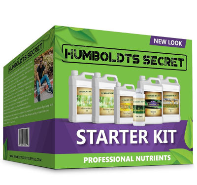 Humboldts Secret Starter Kit Pack – Worlds Best Indoor &amp; Outdoor Plant Fertilizer and Nutrient System: Base A &amp; B – Golden Tree – Flower Stacker – Plant Enzymes – CalMag &amp; Iron