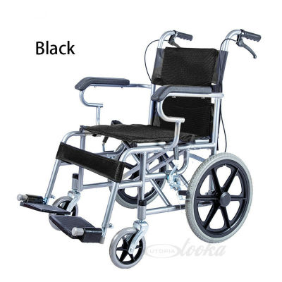 รถเข็นผู้ป่วย  รถเข็นผู้ป่วยพับได้  เก้าอี้วีลแชร์แบบพับเก็บได้แบบง่ายๆ wheelchair  รถเข็นผู้สูงอายุ วิวแชร์ผู้ป่วย  รถวีลแชวีลแชร์สีฟ้า AA0