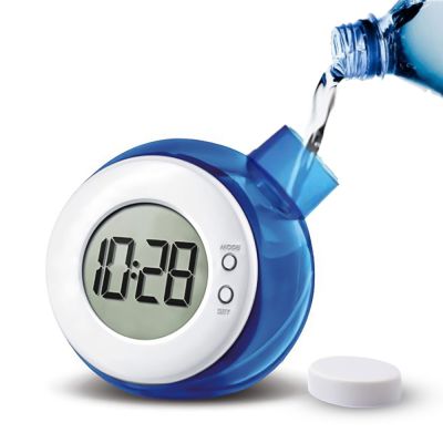 ♛ Reloj de mesa electrónico alimentado por agua Digital reloj alarma para niños inteligente led con calendario regalo de Navidad para niños