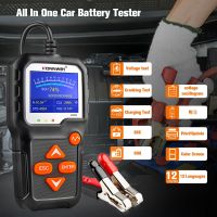 KONNWEI KW650 Car Battery Tester 12V Automotive Tester Car Battery Analyzer 6V  Auto Motorcycle Cricut Voltage Tester PK BM580