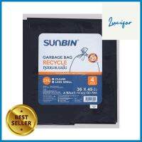 ถุงขยะหนา SUNBIN 36X45 นิ้ว 4 ใบ สีดำTHICK GARBAGE BAGS SUNBIN 36X45IN BLACK 4PCS **หมดแล้วหมดเลย**