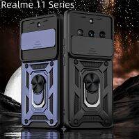 เคส Realme 11 Pro Plus 11Pro + Realme11Pro 11NFC Realme11 4G 5G 2023สไลด์เคสโทรศัพท์ป้องกันการตกกันกระแทกอย่างหนักฝาหลังปลอกกันกระแทก