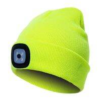 ℗ LED Light Hat Outdoor Flashlight LED Beanies Knit Hat Warm Flashlight Hat HuntingCampingJoggingFishing Cycling