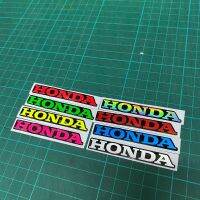 สติกเกอร์ HONDA แปะบังโคลนท้าย  เวฟ125 LED ตรงรุ่น ขนาดยาว 7 cm. มีสีให้เลือกทั้งสะท้อนแสง สีฟูลออลสุดจี๊ดและสีรุ้ง แปะทับของเดิมได้เลย