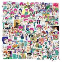 10/50/100Pcs Anime The Disastrous Life of Saiki K Stickers Saiki Kusuo Sticker For Laptop Skateboard Motorcycle Kids DIY Decals Stickers