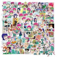 10/50/100Pcs Anime The Disastrous Life of Saiki K Stickers Saiki Kusuo Sticker For Laptop Skateboard Motorcycle Kids DIY Decals Stickers Labels