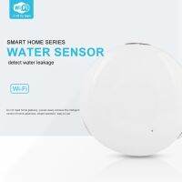 WiFi Wireless Smart Water Leakage เซนเซอร์ เครื่องตรวจจับการรั่วไหลของน้ำท่วม Alarm Alert Home Security