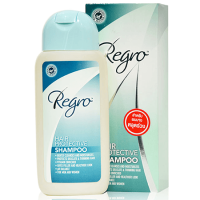 Regro Hair Protective Shampoo 200 ml. รีโกร แฮร์ โพรเทคทีฟ แชมพูสำหรับผมร่วง หนังศีรษะมัน แชมพูสระได้ทั้งชายและหญิง