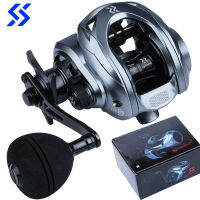 Sougayilang 9 + 1BB Baitcasting Reelความเร็วสูง8.0:1แกนรอกอลูมิเนียมเบรกแม่เหล็กPower Handleรอกตกปลา