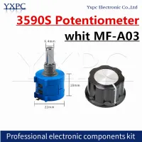 1pcs 3590S MF-A03 knob Multiturn Potentiometer 500 1K 2K 5K 10K 20K 50K 100K ohm Potentiometer Adjustable Resistor 102 103 104 L