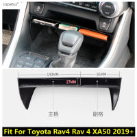 รถ Multi-Ftion กล่องเก็บ Organizer คอนโซลกลางผู้ถือถาดอุปกรณ์เสริมภายในสำหรับ TOYOTA RAV4 RAV 4 XA50 2019 - 2023