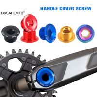 MTB Crankset Cover Screw M18/M19/M20 Aluminum Alloy Bicycle Bottom Bracket CNC Crankset Screws Crank Arm Fixing Bolt Crank Bolt