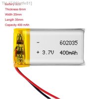 3.7v Lithium Battery 602035 400 Mah For Point Reading Pen Small Talent Recording Business Flash Shoe Weilitong Tire [ Hot sell ] ptfe51