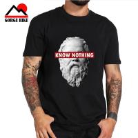 Alfa Romeo Juego De Tronos Tshirts Parody Style Printed Tshirt Men T Shirt Know Nothing Socrates - Philosophy Graphic T-Shirt