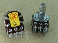 สต็อก ALPHA 148ประเภท Potentiometer คู่ A25K C25K คู่ความต้านทาน Midpoint จับความยาว15MMF