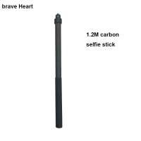 New Carbon Fiber 3m 3Meter Extended Selfie Stick monopod For gopro hero 3 4 5 7 8 9 sjcam sj4000 sj6 sj m10 xiaomi yi DJI camera